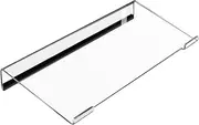 Egchi Small Computer Keyboard Stand, 11.8 x 5.1 Inch- Keyboard Tray for 78 Keys Keyboard, Acrylic Keyboard Riser Lift for Desk, keyboard Holder for Mini Computer Keyboard & Apple Magic Keyboard -Clear