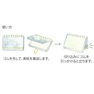 【摸鼻子文房具】日本MIDORI．+STAND 桌曆型筆記本 A5/A6 空白/十字點點