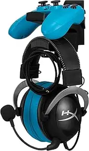 The STORIO - Gamepad Controller & Headphone Hanger Holder Stand - Designed for XBOX ONE, PS4, PS3, PS5, Dualshock, Switch, PC, Steelseries, Steam & More, Black by Brainwavz