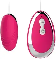 Powerful Silicone Vibrator Massager, 10 Modes, Waterproof, Portable, Rose