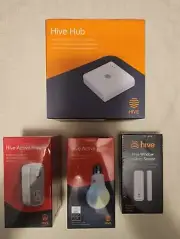 Hive Smart Home Kit - Hub, Active Plug, Light Bulb, Window / Door Sensors