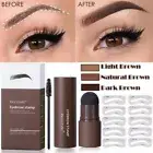 Waterproof Shaping Makeup Set Eyebrow Stamp Brow Stamp Shaping Kit One Step