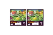 2x 1000pc Exploding Kittens Housing Boom Jigsaw Puzzle Tabletop Play 49x68cm