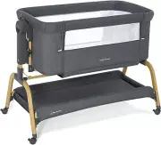 ANGELBLISS 3 in 1 Baby Bassinet, Rocking Bassinets Bedside Sleeper with Comfy Ma