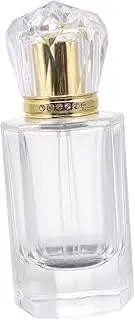 Vaguelly 50ml Glass Perfume Refiller Crystal Cap 1pc Airtight Perfume Sprayer Bottle Ideal for Products