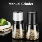 Salt and Pepper Grinder Set – Manual Salt Grinder and Pepper Mill for Black P...