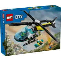 在飛比找momo購物網優惠-【LEGO 樂高】LT60405 城市系列 - 緊急救援直升