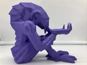 Metroid Chozo Statue Xbox Nintendo PlayStation Controller Phone Holder Purple