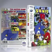 Sega Saturn Custom Case - NO GAME - Sonic R