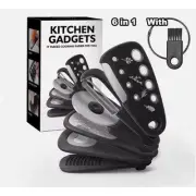 Stackable Kitchen Tool Set - Multi-Function Grater, Herb Cutter, Garlic Press, C
