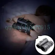 Unisex Double Arm Binder Handcuffs Wrist Cuffs Harness Slave Restraints Flirt