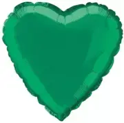 PMU St. Patricks Day 36 Inches Heart-Shaped Green Mylar Balloon