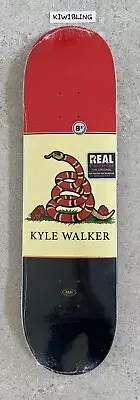 Real Skateboards Kyle Walker Outlaw LTD Edition Embossed Skateboard Deck RARE
