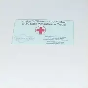 Corgi Juniors Husky 30 Studebaker Lark Ambulance Red Cross Decal