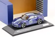 Spark 1/43 Porsche 911 992 Sport Classic Gentian Blue Metallic