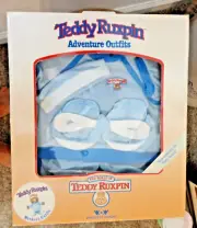1985 TEDDY RUXPIN Worlds of Wonder Teddy Bear Adventure Outfit