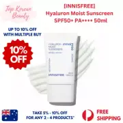 [INNISFREE] Hyaluron Moist Sunscreen SPF50+ PA++++ 50ml |K-Beauty | Pre-order