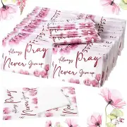 60 Pack Christian Pocket Tissues Bible Verse Travel Tissues Wallet Facial Tis...