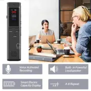 Mini Digital Voice Recorder 8-128G Voice Activated Audio Recording MP3 Player