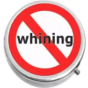 No Whining Medicine Vitamin Compact Pill Box