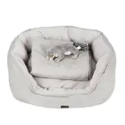 Pawz 3PCS Pet Bed Blanket Toy Bundle XL Beige