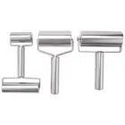 Stainless Steel Rolling Pin,Kitchen Utensils Fondant Roller,for Dough,Pizza3033