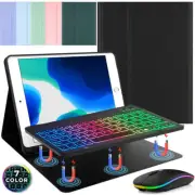 Bluetooth Backlit Keyboard Case Mouse For iPad 6/7/8/9/10th Gen Air 3 4 5 Pro 11