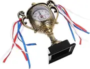 SHOWERORO Desk Clock Tabletop Clock Graduation Trophy Mechanical Alarm Clock Battery Not Included Modern Home Decor for Bedrooms Living Rooms