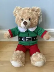 Build-A-Bear "Happy Hugs III" Plush W/Christmas Elf Costume NWT