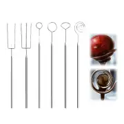 Chocolate Dipping Tools Stainless Steel Candy Dipping Tools Set Baking Supplies