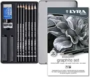 Lyra Rembrandt Graphite Pencil Metal Box Set (11 Pieces)