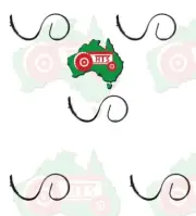 Tractor 5 x "S" Tyne 10mm x 32mm Standard Clearance Supplied with Standard Point