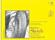 Strathmore 300 Series Sketch Pad, 18x24 inch, 30 Sheets, Side Wire - Artist Sketchbook for Drawing, Illustration, Art Class Students