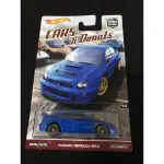 風火輪 HOT WHEELS CARS 速霸陸 SUBARU 硬皮鯊 IMPREZA WRX 圓燈鯊 精裝 膠胎