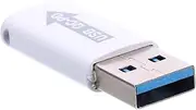 DOITOOL A Male to Type C Female Fast Charging Adapter Mobile Phone Converter with LED Indicator to Pd Charging Protocol Compatible with Various Devices