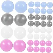 JOINPAYA Educational Swimming Pits Balls Set 50pcs Round Ocean Balls Lightweight Boys and Girls Toys for Party Play