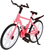 Generic Vintage Bike Model Boys and Girls Mini Bike Ornament DIY Scale Bicycle Kit for Home Cake Topper Toy