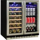 New Under Bench Beer And Wine Dual Zone Bar Fridge