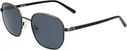 [NAUTICA] Men's N5139S Polarized Square Sunglasses, MATTE GUNMETAL, 52-20-140