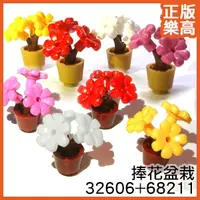 在飛比找蝦皮購物優惠-樂高 LEGO 花朵 花盆 盆栽 植物 人偶 配件 城市 白