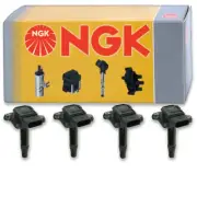 4 pcs NGK Ignition Coil for 1999-2001 Volkswagen Beetle 1.8L L4 - Spark Plug pm (for: Volkswagen)