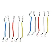 2 Pack Hooks Miss Rope Durable Fishing Lanyard Enough Wire Spring