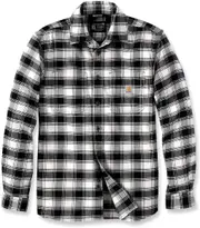 Carhartt Rugged Flex Flannel, shirt , color: Black/White , size: L