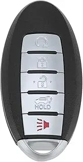 X AUTOHAUX KR5S180144014 433Mhz Replacement Keyless Entry Remote Smart Key Fob for Infiniti QX60 2016-2018 for Nissan Murano 2015-2018 285E3-5AA5A 285E3-5AA5C 4A Chip 5 Buttons