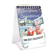 Christmas Countdowns Calendar 100 Days Portable Xmas Themed Bedroom Planner