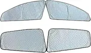 Car Sun Visor for Tesla for Model 3 YXS Side Window Front Rear Skylight Blind UV Blocking Shading Sunshades Visor Car Privacy Thick(D 4p Side Window)