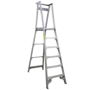 INDALEX 1.8m Industrial Aluminium 180KG Pro Series Platform Ladder
