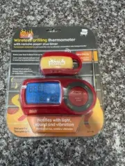 New Taylor Wireless Grilling Thermometer With Remote Pager & Timer 817-4BJ