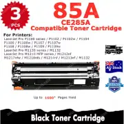 3x Compatible Toner CE285A 85A For HP LaserJet P1102 P1102w M1212nf M1132 M1213