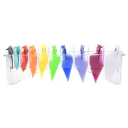 10 Size Plastic Magnet Hair Clipper Cutting Guide Limit Comb Guards For WAHL